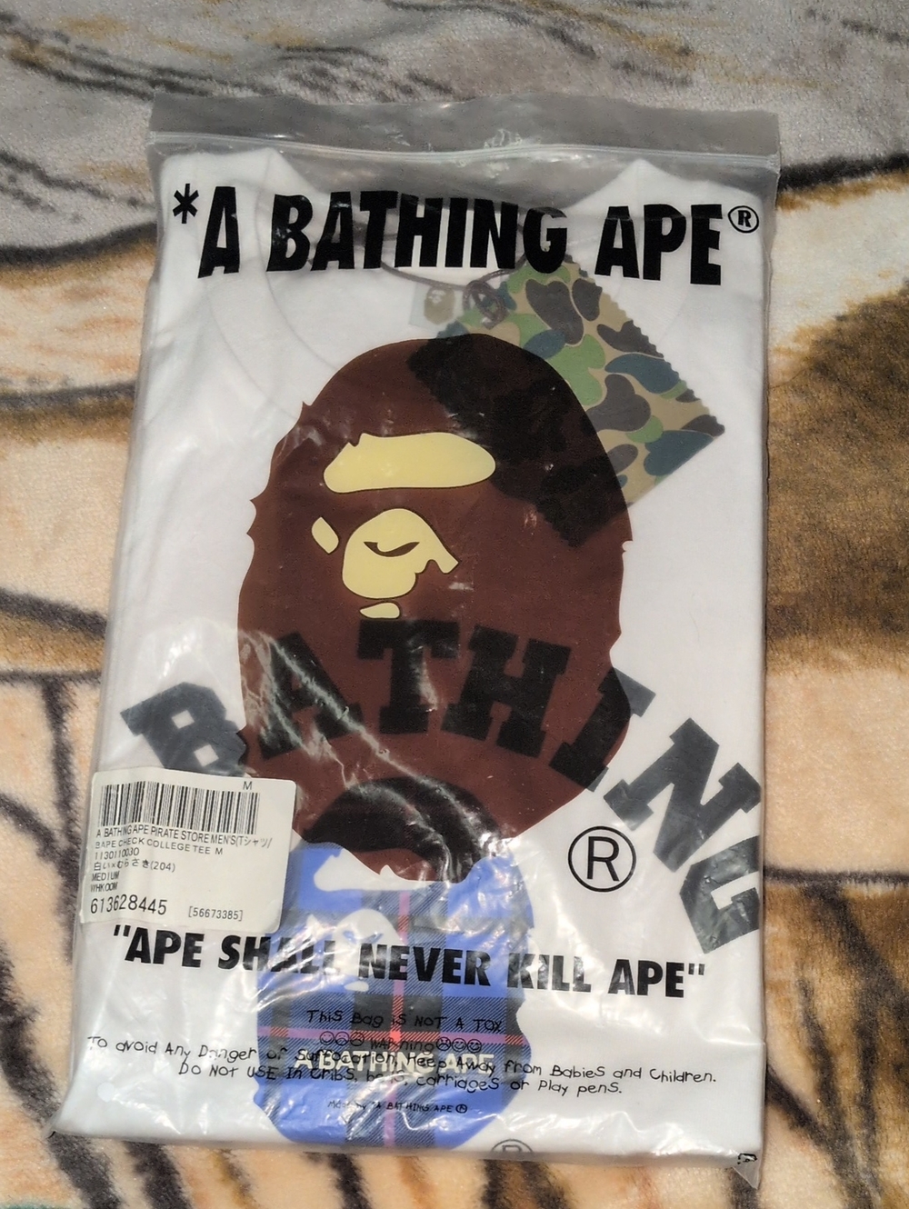 A Bathing Ape Shirt White